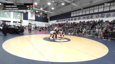 110 lbs Champ. Round 1 - Valeria Garcia, Villa Park vs Nohea Booth, Marina