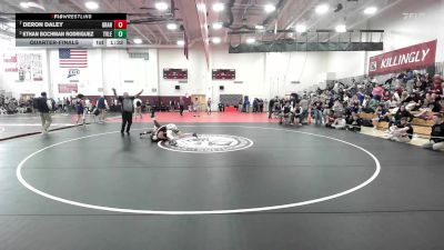 138 lbs Quarterfinal - Deron Daley, Granby/East Granby vs Ethan Bochman Rodriguez, Terryville