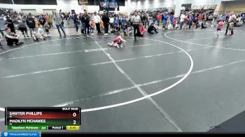 41-43 lbs Round 3 - Sawyer Phillips, IA vs Madilyn McHawes, IA