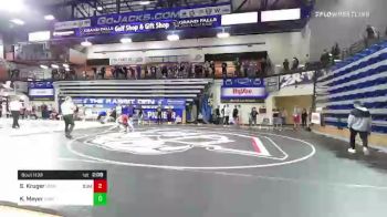 184 lbs Consi Of 8 #2 - Sam Kruger, Unattached-South Dakota State vs Kalen Meyer, Unattached-South Dakota State