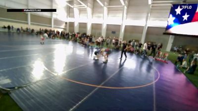 144 lbs Quarterfinal - Kolvin Thompson, Sanderson Wrestling Academy vs Royce Decker, Stallions Wrestling Club