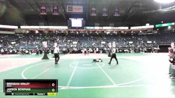 110 lbs 1st Place Match - Jaxson Bowman, GGBA vs Brendan Kinley, ROGA