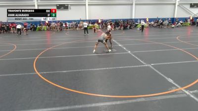 144 lbs Champ. Round 2 - Travonte Burgess, Unattached vs John Alvarado, Unattached