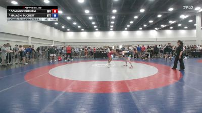150 lbs Cons. Sub-quarters - Dominick Durham, Raider Wrestling Club vs Malachi Puckett, Minion Training Center