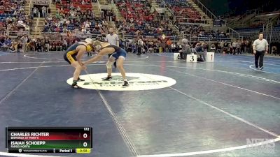 172 lbs Cons. Round 1 - Isaiah Schoepp, Fargo North vs Charles Richter, Bismarck St Mary`s