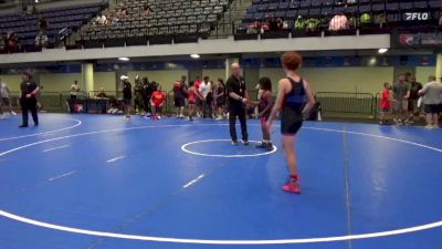 98 lbs Cons. Sub-semis - Raeion Shirley, Ragin Raisins Wrestling vs Abel Rusk, South Central Punisher Wrestling