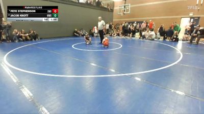 85 lbs Cons. Round 2 - Jacob Knott, Warhawk Wrestling Club vs Pete Stephenson, Suples Wrestling Club
