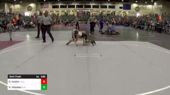 90 lbs Semifinal - Dugan 'Teddy' Hadler, Legacy Nevada vs Niamiah Moseley, 208 Spartans