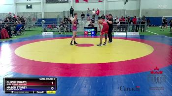 60kg Cons. Round 2 - Gurvir Bhatti, Guru Gobind Singh WC vs Mason Storey, Muscle Panda WC