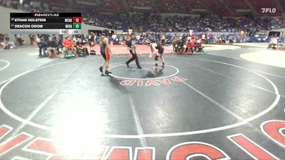 6A Boys 150 lbs Cons. Round 5 - Deacon Odom, North Salem Boys vs Ethan Holstein, McDaniel Boys