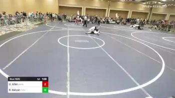 85 lbs Quarterfinal - Uriah Allen, Nwwc vs Rivaan Balyan, Topanga/BTSLA