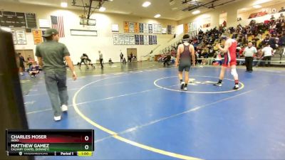 150 lbs Cons. Round 3 - Charles Moser, Indio vs Matthew Gamez, Calvary Chapel (Downey)