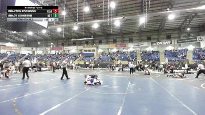 157 lbs Semifinal - Braxton Robinson, Kearney Matcats vs Brady Johnston, No Team
