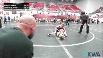 75 lbs Rr Rnd 2 - Audrey Lemings, Eufaula Ironheads Wrestling Club vs Levianna Clifford, L-Town Titans