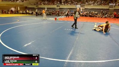 102 lbs Semis (4 Team) - Jack Grygelko, Centennial vs Lane Taylor, Wabasso