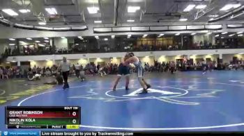 285 lbs Champ. Round 2 - Grant Robinson, Case Western vs Nikolin Kola, Macomb CC