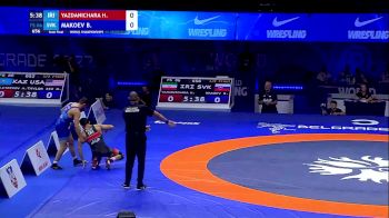 86 kg 1/2 Final - Hassan Aliazam Yazdanicharati, Iran vs Boris Makoev, Slovakia