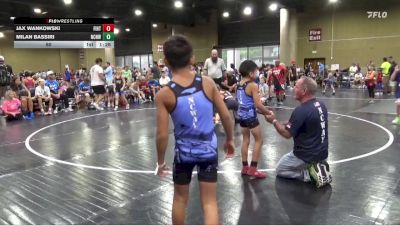 60 lbs Round 3 (6 Team) - JAX WANKOWSKI, Fight Club vs Milan Bassiri, NC National Team White