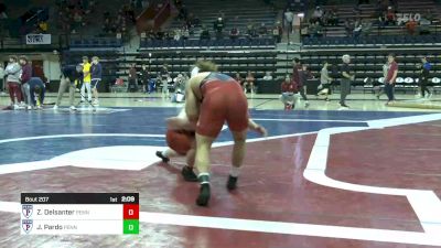 285 lbs Consolation - Zachary Delsanter, Univ Of Pennsylvania vs John Pardo, Univ Of Pennsylvania