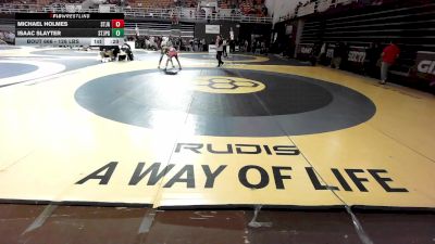 126 lbs Consi Of 8 #1 - Michael Holmes, Saint James School vs Isaac Slayter, Saint John Paul The Great Catholic High School