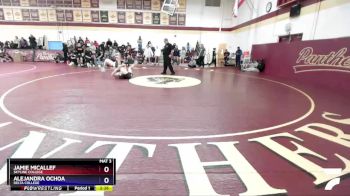 160 lbs Cons. Round 2 - Alejandra Ochoa, Delta College vs Jamie Micallef, Skyline College