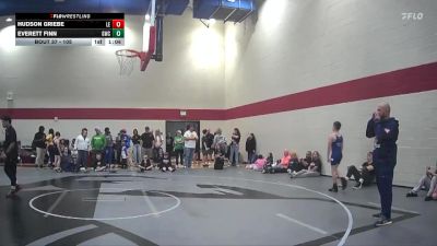 105 lbs Cons. Round 2 - Everett Finn, Grizzlies Wrestling Club vs Hudson Griebe, Cobra Wrestling Club
