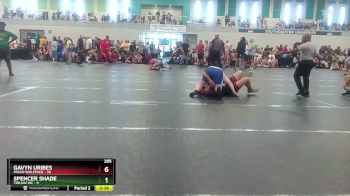 285 lbs Round 2 (6 Team) - Gavyn Uribes, Pasco Wolfpack vs Spencer Shade, Trojan WC