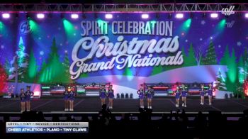 Cheer Athletics - Plano - Tiny Claws [2025 L1 Tiny - Novice - Restrictions] 2025 Spirit Celebration Christmas Grand Nationals