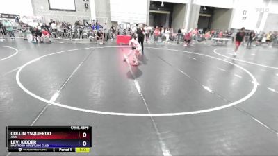 70 lbs Cons. Semi - Collin Ysquierdo, AWA vs Levi Kidder, Hartford Wrestling Club