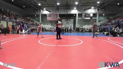 80-84 lbs Rr Rnd 2 - Bryce Harlin, Muskogee Rougher Youth Wrestling vs Hudson Smith, Salina Wrestling Club