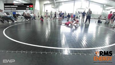 58 lbs Rr Rnd 3 - Kason Gabbard, Raw Wrestling Club vs Hudson Waag, Keystone Kids Wrestling Club