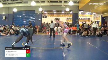 285 lbs Consi Of 4 - Brian Jones, Camden Elite vs Zac Johnson, Cowboy Wrestling Club