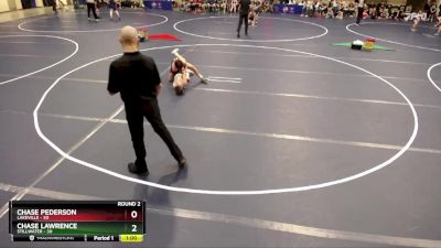 100 lbs Round 2 (4 Team) - Chase Pederson, Lakeville vs Chase Lawrence, Stillwater