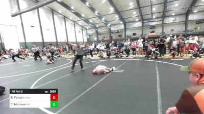 43 lbs Rr Rnd 2 - Brooks Falcon, Askeo International Mat Club vs Carson Morrow, Mat Demon WC