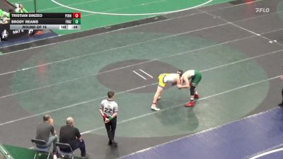 172 lbs Round Of 16 - Tristian Dinzeo, Penn Trafford vs Brody Reams, Frazier