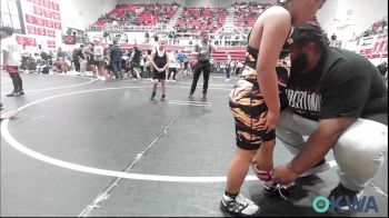 90 lbs Rr Rnd 2 - Otha Douglas, Clinton Youth Wrestling vs Morgan Farris, Tecumseh Youth Wrestling