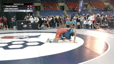 144 lbs Cons. Rd Of 64 - Edgar Jimenez, Arizona vs Cane Smolarsky, Georgia