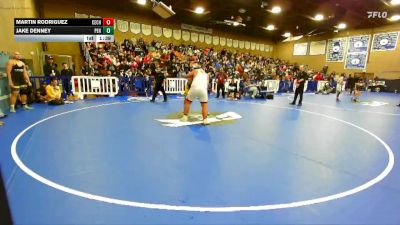 285 lbs Champ. Round 1 - Jake Denney, Peninsula vs Martin Rodriguez, Ceasar Chavez