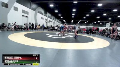 159 lbs Round 3 (8 Team) - Roberto Zepeda, DC Wrestling Academy vs Damian Johns, Junior Terps