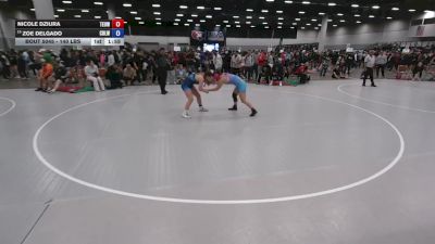 140 lbs Champ. Rd Of 32 - Zoe Delgado, Casa De Lucha Wrestling Club vs Nicole Dziura, Toss Em Up Wrestling Academy