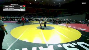 4A/3A/2A/1A Girls 145 Cons. Semi - Hailey Holgate, Sutherlin Girls vs Coral Averett, Coquille Girls