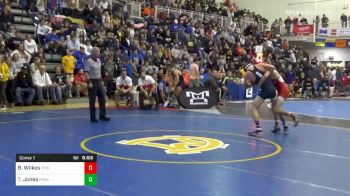 126 lbs Consolation - Bryce Wilkes, Peters Township vs Trent Jones, Parkersburg South-WV