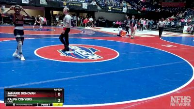 4A-120 lbs Champ. Round 1 - Jamarie Donovan, Hampton vs Ralph Conyers, Cairo