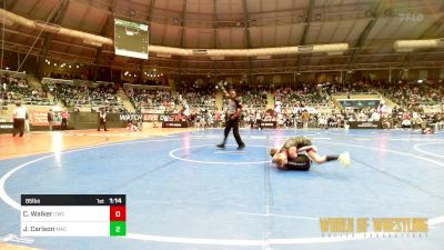 85 lbs Round Of 32 - Carter Walker, Cougar Wrestling Club vs Jaxon Carlson, MAC Wrestling Club