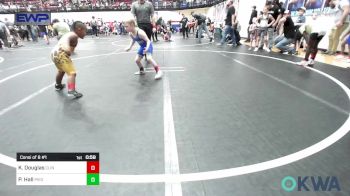 60 lbs Consi Of 8 #1 - Khalil Douglas, Clinton Youth Wrestling vs Parker Hall, Piedmont