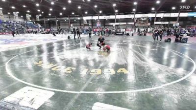 50 lbs Cons. Round 4 - Timber Rudie, Billings Wrestling Club vs Rosalee Bell, Atlas Wilkes