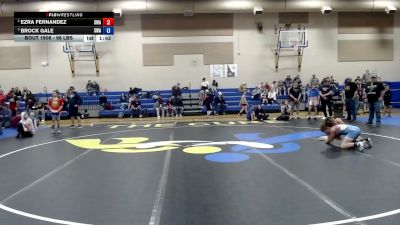 96 lbs Champ. Round 1 - Ezra Fernandez, Sublime Wrestling Academy vs Brock Gale, Sanderson Wrestling Academy