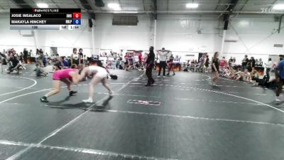 138 lbs Round 2 (4 Team) - Josie Insalaco, Storm Wrestling Center vs Makayla Hinchey, R&R Ladies Purple
