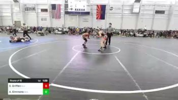 138 lbs Round Of 16 - Devin Griffen, Silver State vs Austin Simmons, Driller WC