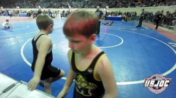 90 lbs Rr Rnd 4 - Evan Savage, Ranger 47 Wrestling Club vs Walker Gratz, Madill Takedown